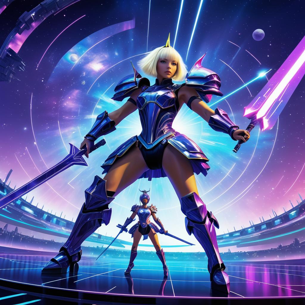 Sia as Futuristic Space Punk Gladiator