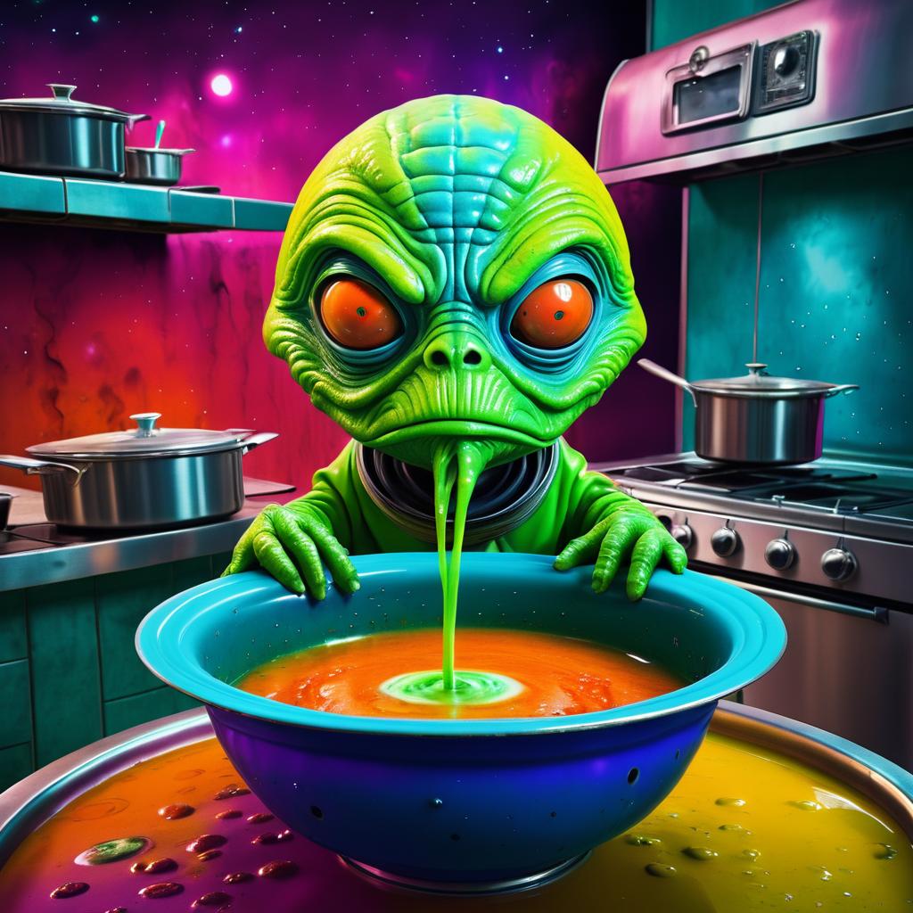 Surreal Alien Soup Line Humor