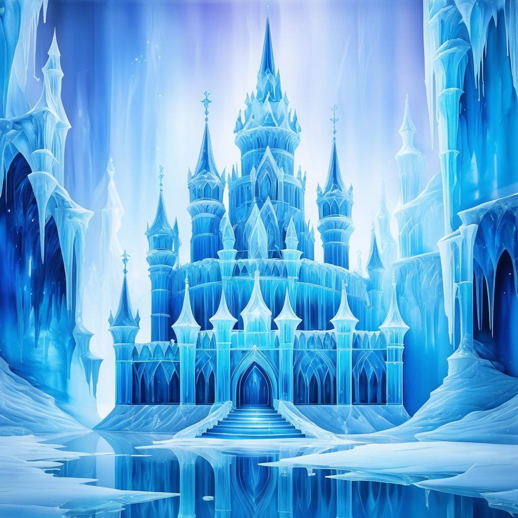 Icy Castle in a Crystalline Palace