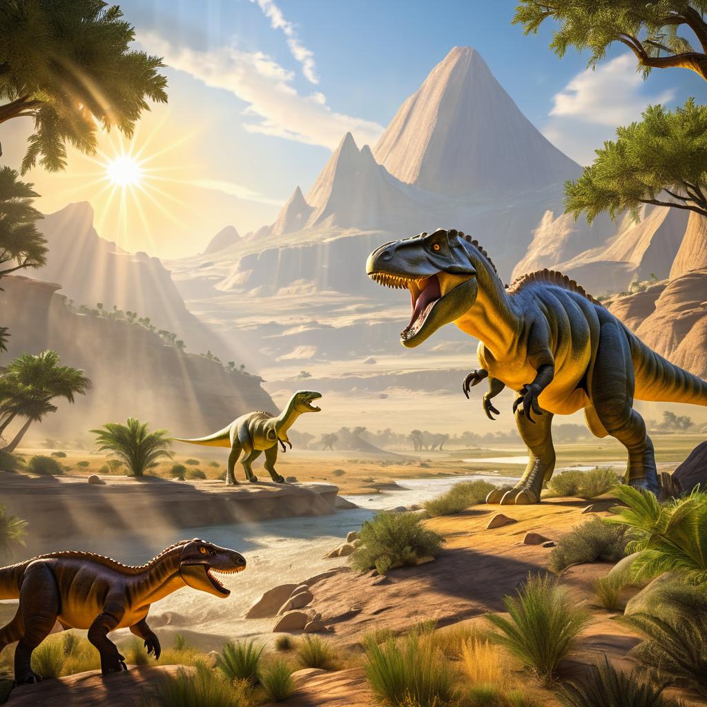 Breathtaking Allosaurus Paleoart Illustration