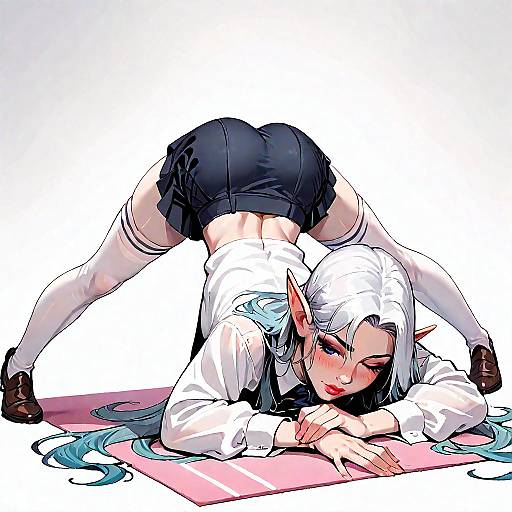 Masterpiece Elf in Jack-O' Pose