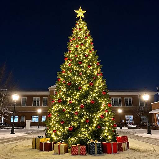Festive Christmas Tree at School 13