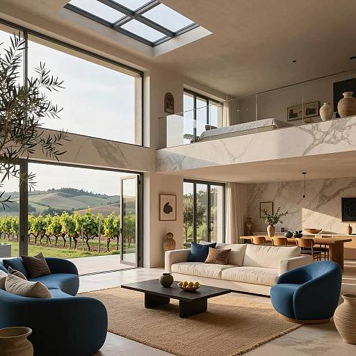 Luxury Rustic Italian Villa Living Room