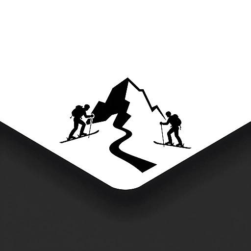 Ski Mountaineering and Ice Climbing Logo