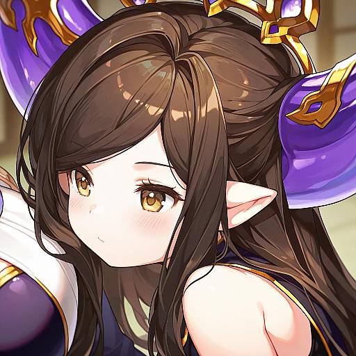 Illustration of Arulumaya, granblue fantasy in the style of Namie-kun