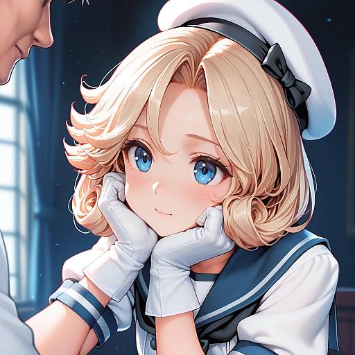 Illustration of Janus (kancolle), kantai collection in the style of Ataruman