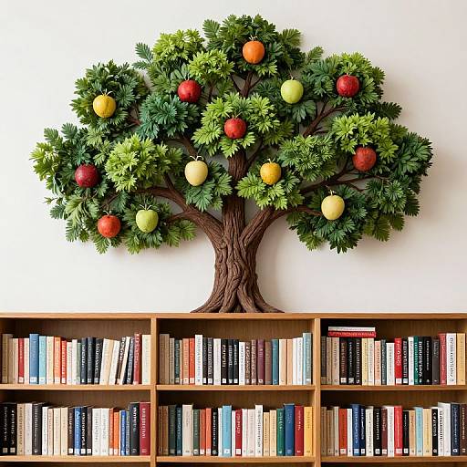Bookshelf Tree Bearing Historical Fruit