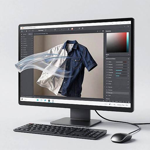 AI-Powered Clothes Removal Artwork