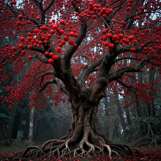 Crimson Fruits of Mystical Transformation