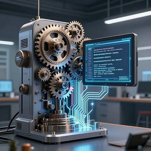 Futuristic Dalle Prompt Generator Machine