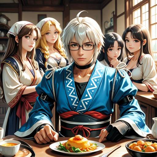 Rinnosuke and the Girls' Feast Scene