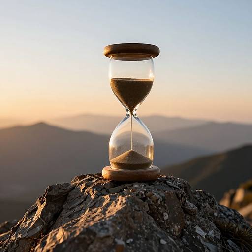 Backward Flowing Hourglasses on Mountain