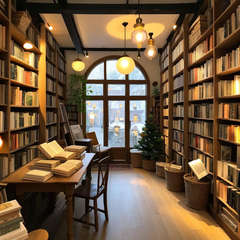 Charming and Cozy Bookstore Atmosphere