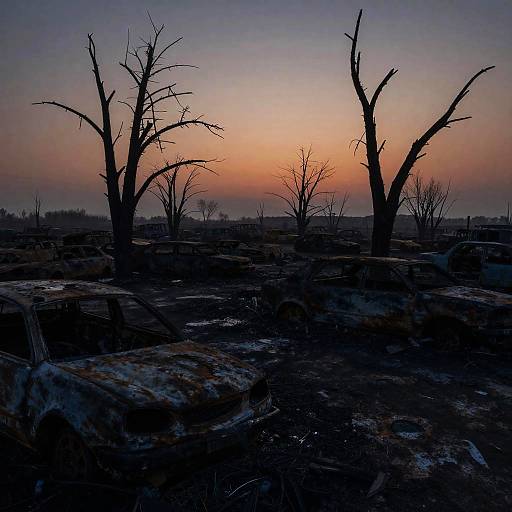 Twilight Ashen Wasteland Scene