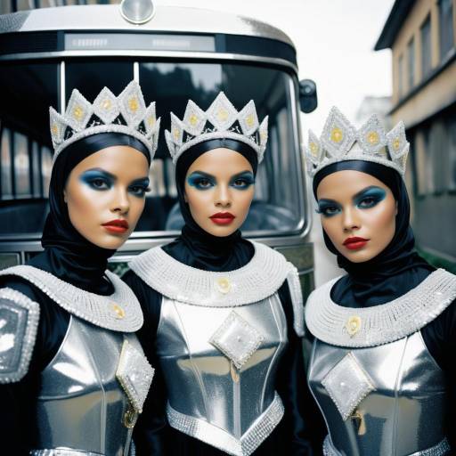 Bionic Carnival Fashion Portraits in Detail