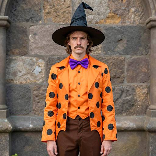 Realistic Wizard Costume Man in Hocus Pocus