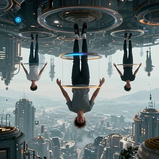 Gravity Adorned Citizens of Floating City