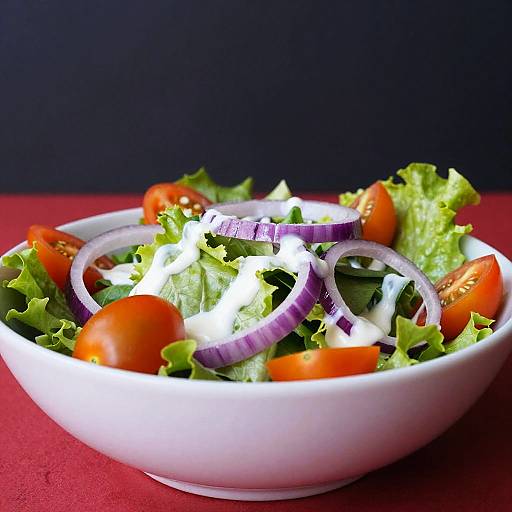 Vibrant Close-Up of Colorful Salad