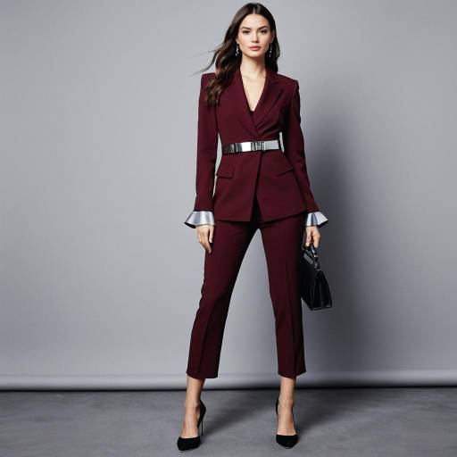 Chic Burgundy Blazer Dress Ensemble
