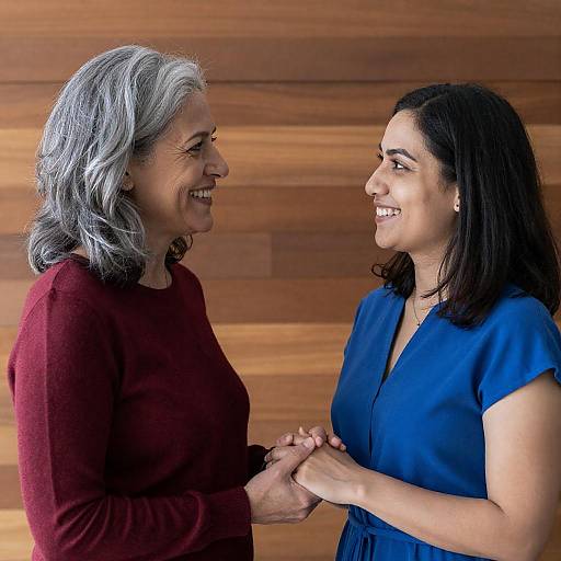 Warm Moment Between Two Friends