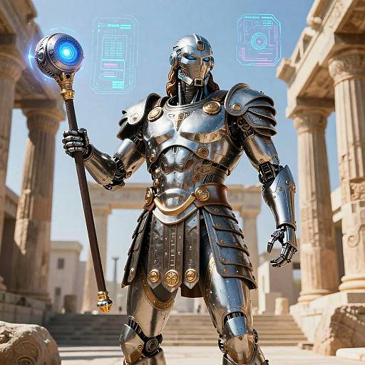 Hercules AI Cybernetic Warrior
