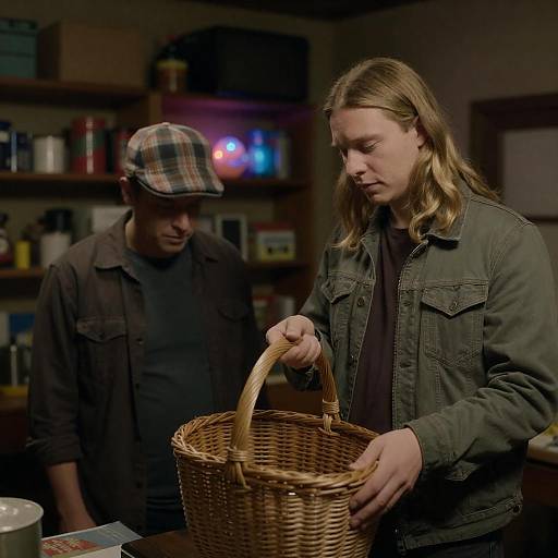 Intimate Portrait in a Cluttered Room