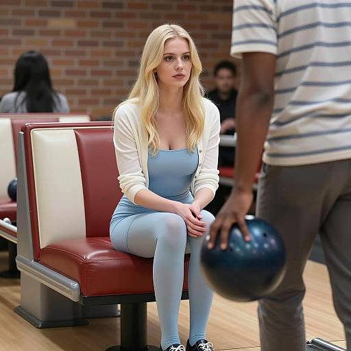 Indoor Scene with Diverse Characters