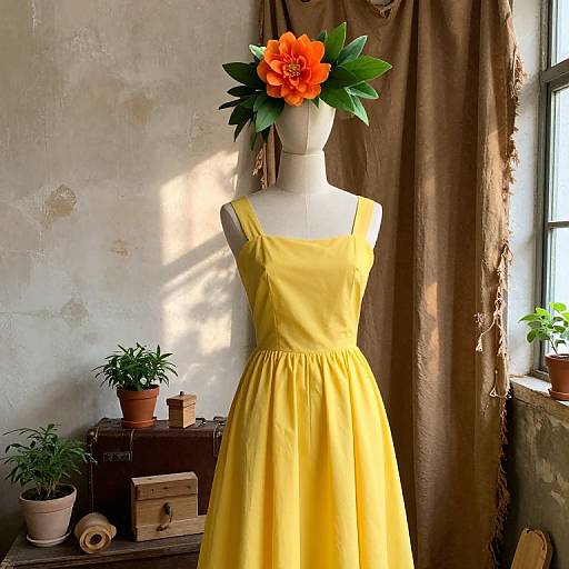 Whimsical Vintage Mannequin Scene