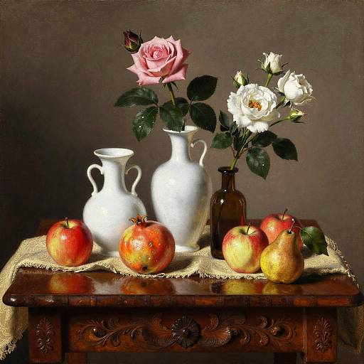 Flemish Renaissance Still Life Scene