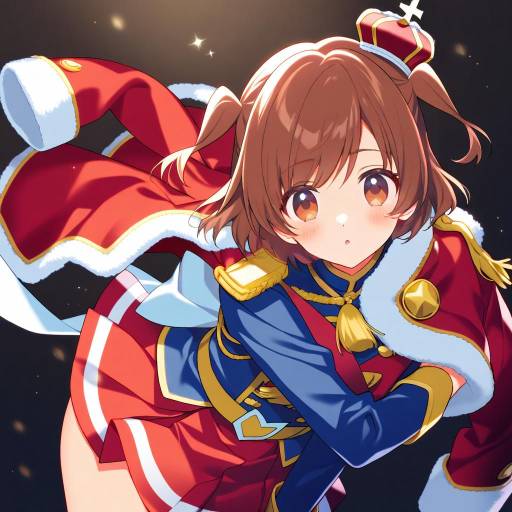 Illustration of Aijou karen, shoujo kageki revue starlight in the style of Sacraneco