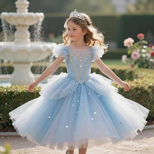 Dreamy Fairytale Portrait in the Garden