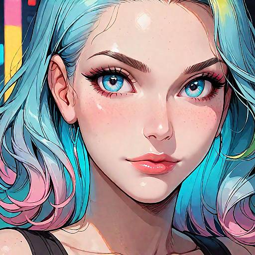 Neon Glow Urban Close-Up