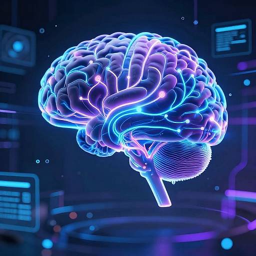 Futuristic Digital Brain Imprinting