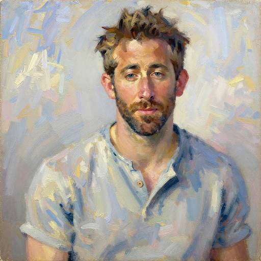 Impressionist Nude Portrait of Ryan Reynolds