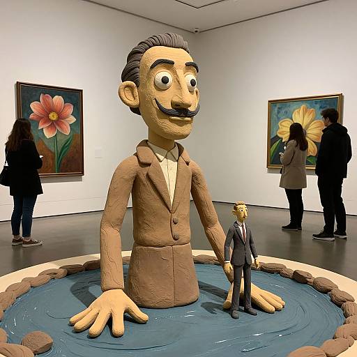 Photorealistic Plasticine Surreal Sculpture