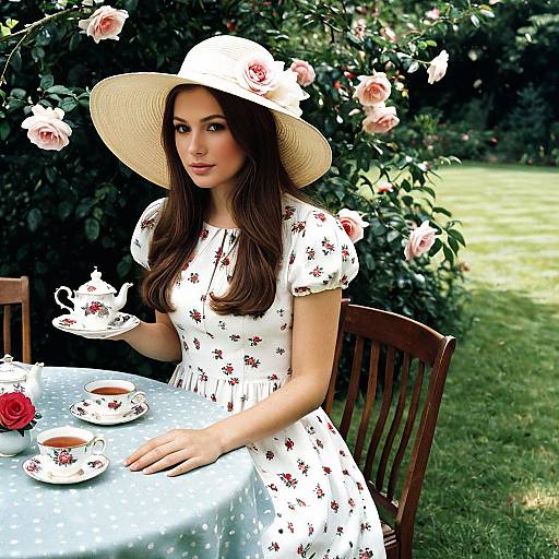 Charming British Tea Party Attire