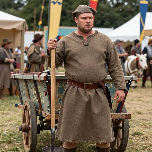 Robust Renaissance Faire Peasant Portrait