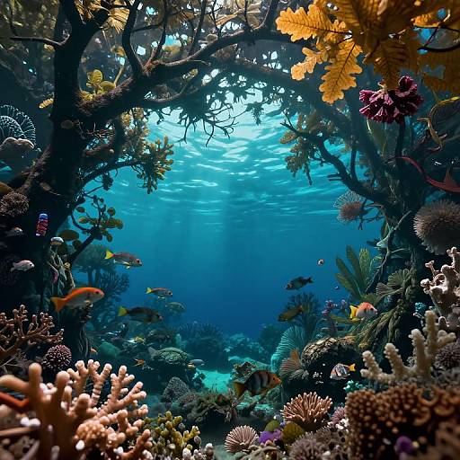 Upside Down Ocean Forest