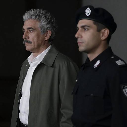 Serious Portrait of Two Distinguished Men