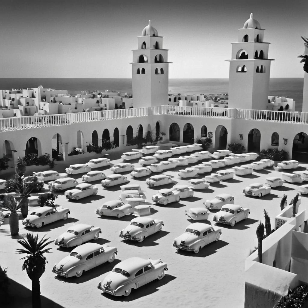 Vintage Casablanca Film Still Aesthetic