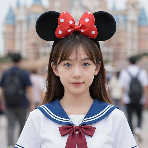 Realistic Boy in Disney Sailor Costume