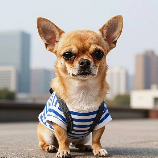 Sassy Chihuahua Caricature with Attitude