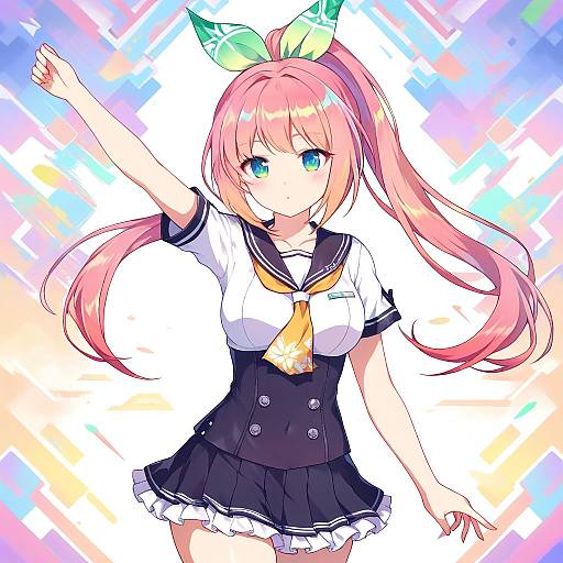 Illustration of Hana (pangya), pangya in the style of Kaoling