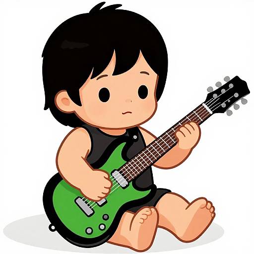 Baby Dimebag Darrell Cartoon
