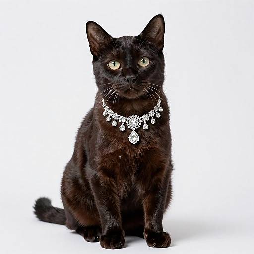 Elegant Kanaani Cat in Luxury Portrait