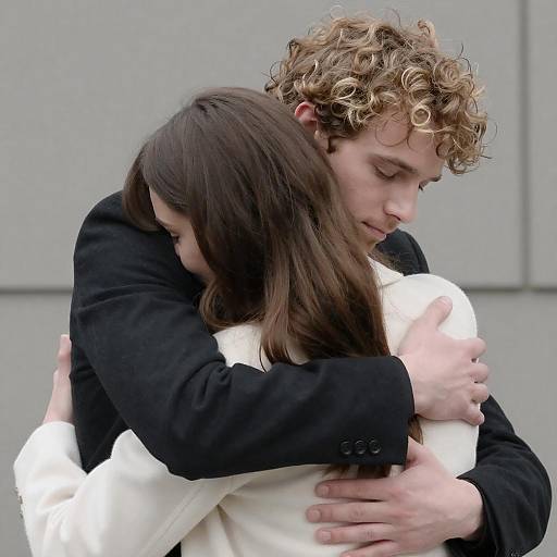 Intimate Embrace in Soft Colors