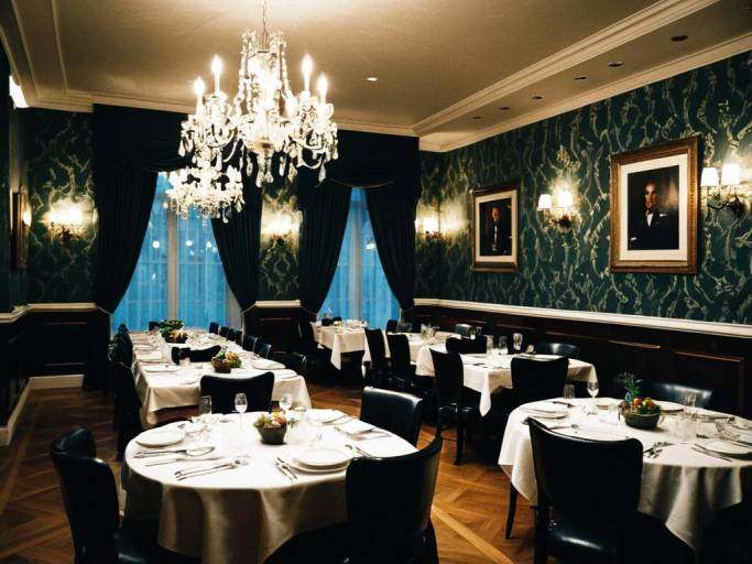 Elegant Fine Dining Room Design