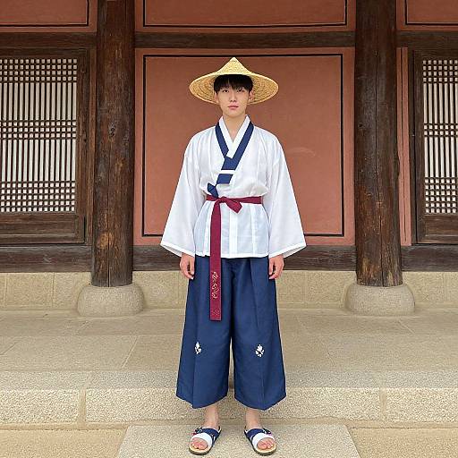 East Asian Style Casual Male Portrait