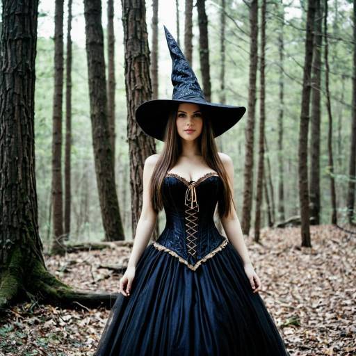Enchanting Witch Costume in Nature