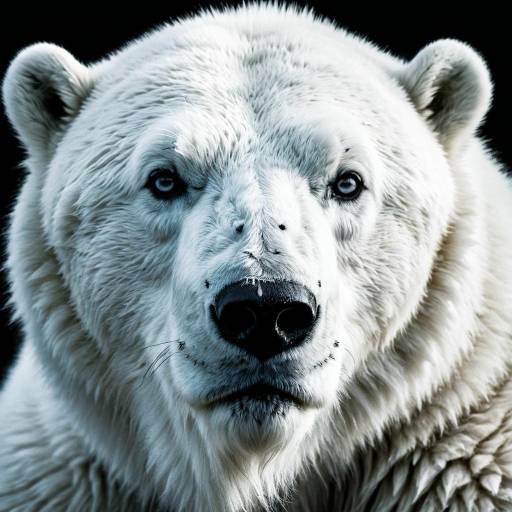 Majestic Polar Bear Digital Portrait